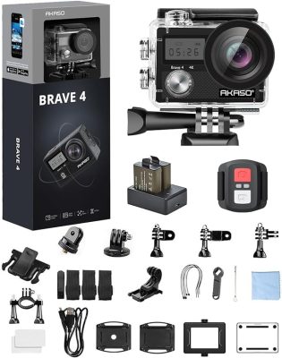 AKASO Brave 4 Action Camera 4K 30fps Ultra HD