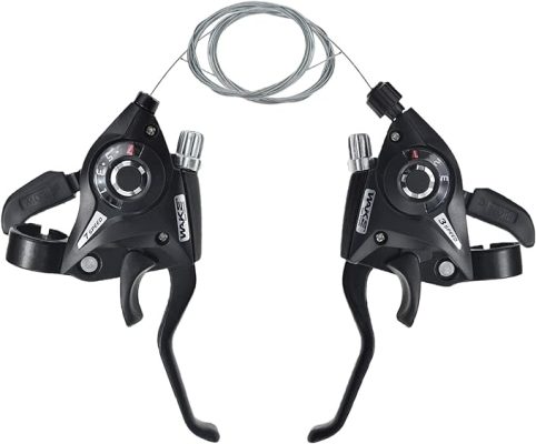 2/3 Pairs Mountain Bike Thumb Shifter 3X 5/6/7 Speeds, Bicycle Friction