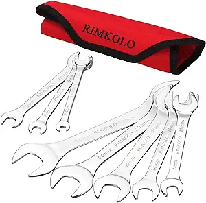 RIMKOLO Super-Thin Open End Wrench Set
